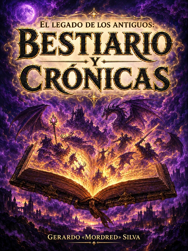 Portada de El Legado de los Antiguos: Bestiario y Crónicas